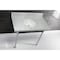 Fauceture KVPB3622M38 36" X 22" Marble Vanity Top W/Undermnt Sink, Carrara Marble KVPB3622M38 - alternate 6